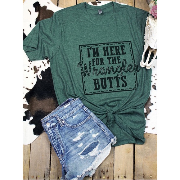 Wrangler Butts T-Shirt - Picture 1 of 7